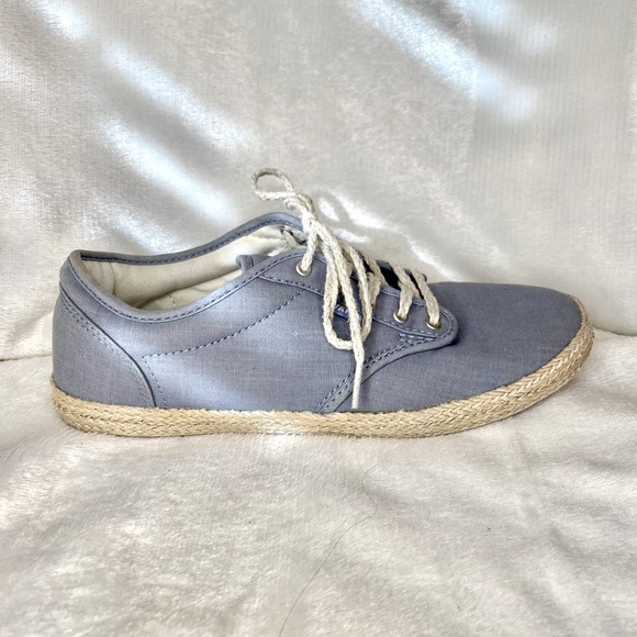 Vans Classic Off The Wall Surf Siders Espdrille Lace Up Sneakers Size 9.5 - Picture 1 of 10